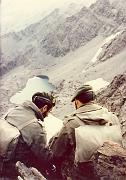 Consultando el mapa (Sierra Nevada septiembre 1979)